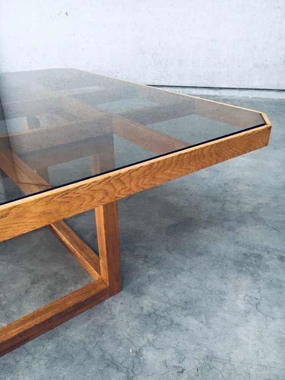 Image 1 of 1980's Postmodern Design Octagonal Square Dining Table