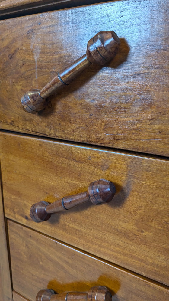 Image 1 of Vintage Mahogany and Mahogany Veneer Sideboard