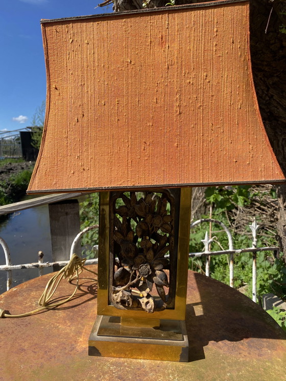 Lampe Hollywood Regency en Laiton – Brass (photo 3 of 10)