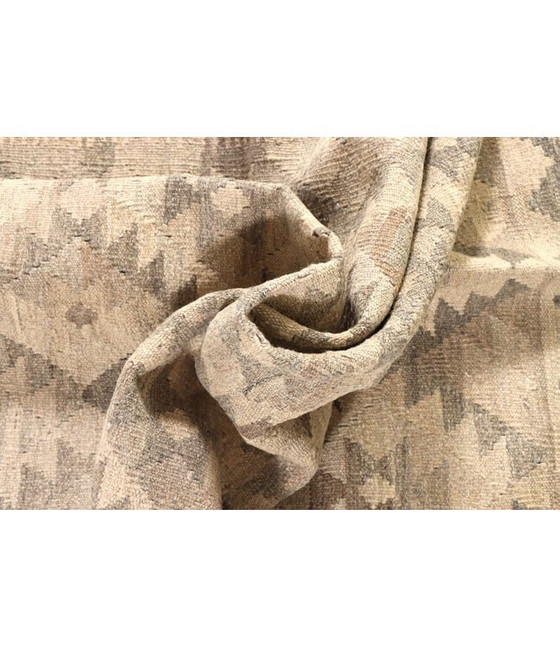 Image 1 of 200x145 cm Handgeweven Natural Kelim Wol Tapijt