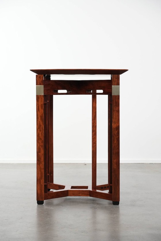 Image 1 of High square Art Deco Schuitema design side table in very good condition