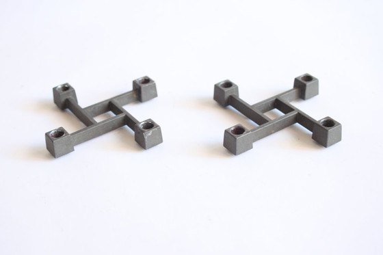 Image 1 of Jens Quistgaard candle holders for Paro, Denmark set of two