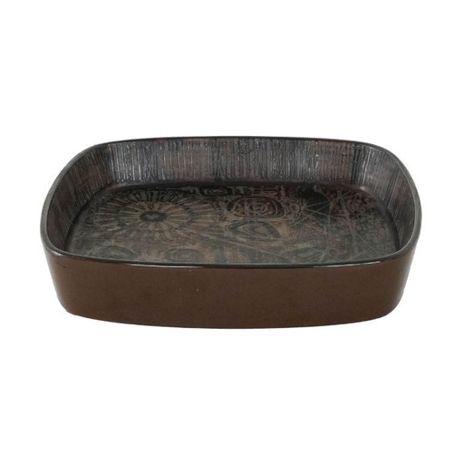 Cuenco de cerámica Baca, diseño danés, década de 1970, Fabricante: Royal Copenhagen, Diseñador: Nils Thorsson