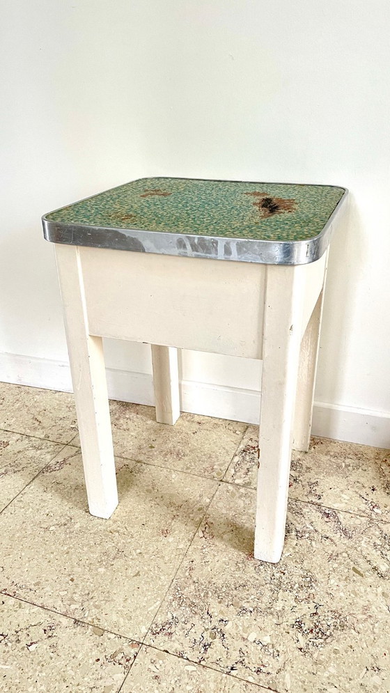 Image 1 of Sgabello contenitore vintage