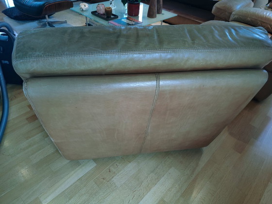 Image 1 of Set di divani in pelle di bufalo vintage: design senza tempo, comfort ineguagliabile e carattere autentico