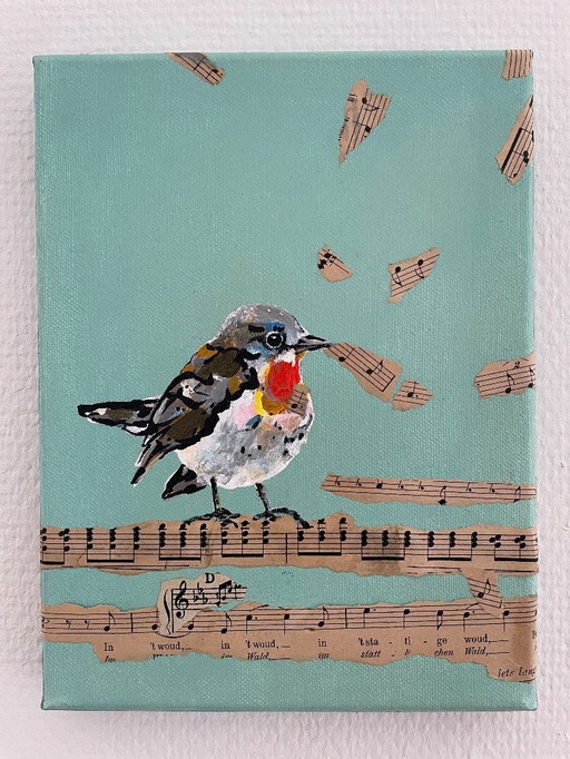 Peinture d'un petit moucheron