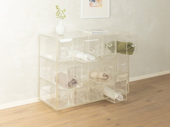 Image 1 of Mobiletto con cassetti in acrilico anni '80, vintage