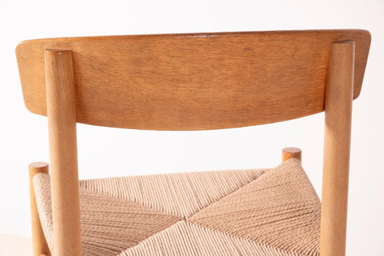 Image 1 of 4x sedie da pranzo Børge Mogensen J39 in quercia, mobili FDB 1981