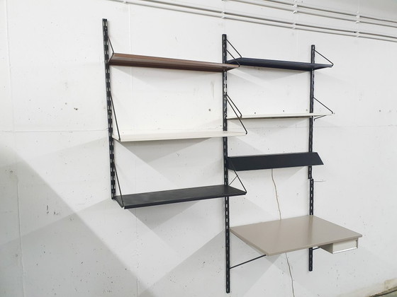 Image 1 of Tjerk Reijenga for Pilastro metal wall unit, The Netherlands 1950's