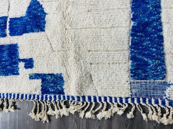 Image 1 of Handgeknüpfter marokkanischer Beni-Ouraine-Wollteppich, 2/3 m