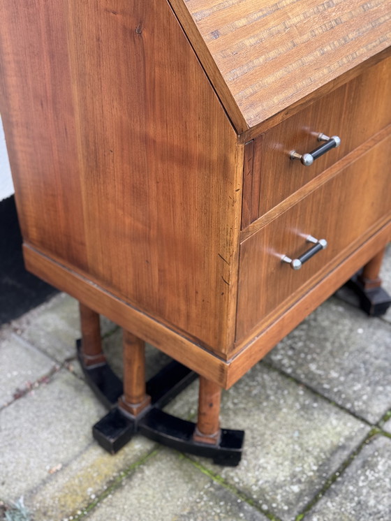 Image 1 of Vintage Art Deco Secretary Desk