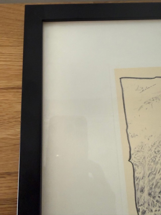 Régis Loisel – Tinkerbell – ingelijste illustratie 43 × 33 cm – Kunst, Glass, Paper (photo 4 of 5)