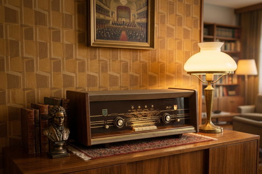 Vintage Philips B6X72A "D'Annunzio" Radio 1957