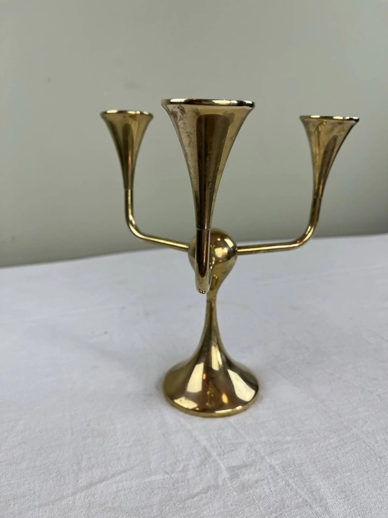 Chandelier Freddie Andersen Design – Candle holders, Brass, Bauhaus (photo 8 of 16)