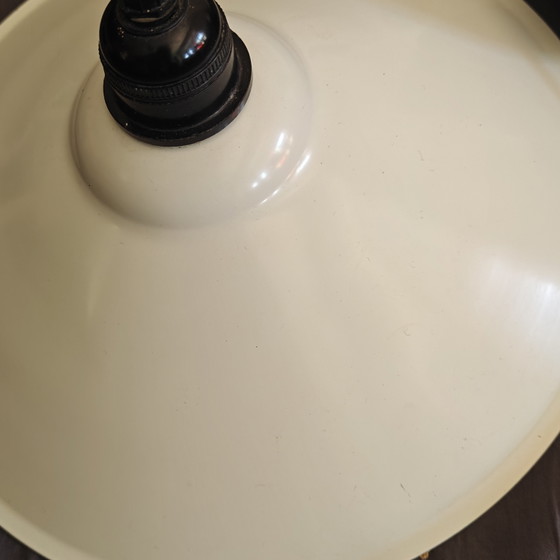 Image 1 of Lampada a sospensione dal design vintage in alluminio laccato bianco – Retro / Industriale