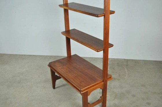 Image 1 of Mobiletto a muro in legno vintage di metà secolo, anni '60