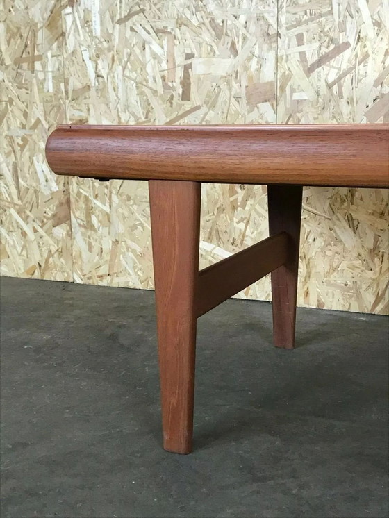 Image 1 of 60er 70er Jahre Teak Tisch Couchtisch Coffee Table Danish Design with Mirror 60s