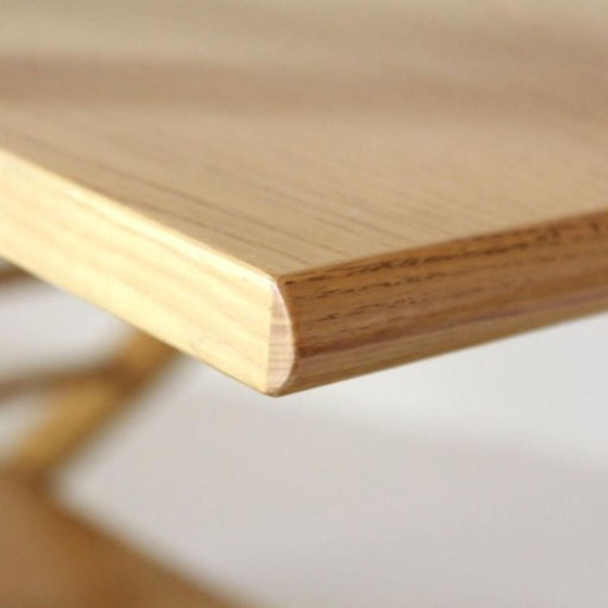 Image 1 of 1x Carrello bar vintage con struttura in legno massello e ruote, Italia anni '80