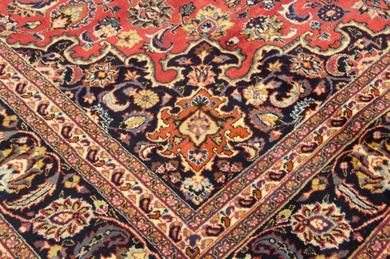 Image 1 of Original Perserteppich Keschan,Kashan Rot 332 x 250 cm Top Zustand Klassik Alt