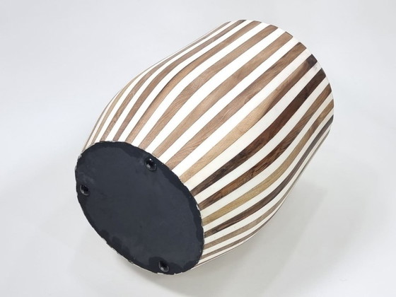 Image 1 of Tavolino in legno e resina fatto a mano – Handgemaakte Hout & Resin Bijzettafel