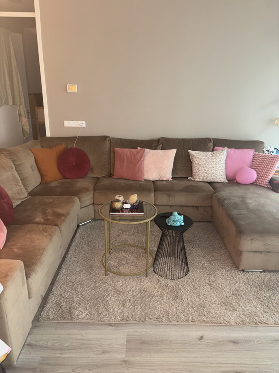 Beautiful spacious sofa – Corner sofas, Textile (photo 4 of 5)