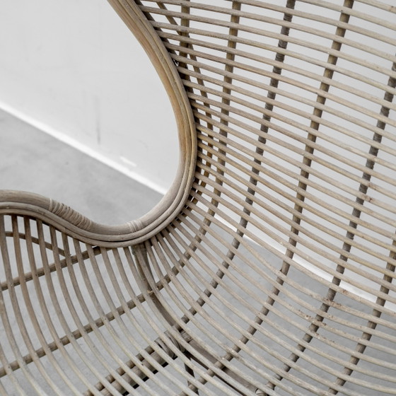 Fauteuil Lounge Vintage en Rotin et Métal, Design Moderne des Années 60 – Metal, Rattan (photo 8 of 12)