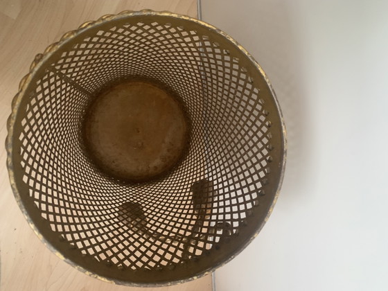 Image 1 of Regenschirmständer Schirmständer Papierkorb Umbrella stand rack paper basket im Hollywood Regency Style Li Puma Firenze Italy