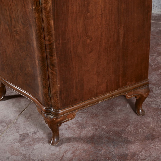 Art Deco Two-Door Wardrobe with Shelves and Drawers – Wood (photo 12 of 18)