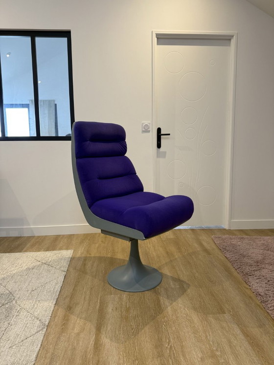 Poltrona designer vintage anni '80 – Poltrone, Velluto (photo 5 of 9)