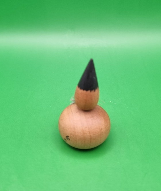 Vintage Gesigneerde Arima-Fude Kokeshi – Decoratieve objecten, Wood (photo 3 of 6)