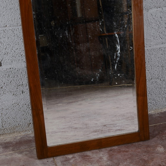 Art Deco Beveled Glass Mirror with Inlays – Wood (photo 7 of 8)