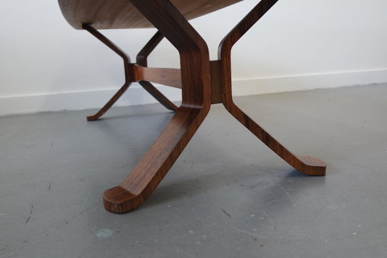 Image 1 of Table basse vintage de design danois (peut-être à restaurer)