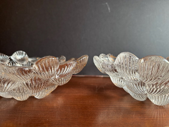 Per Lütken Crystal Musling Bowl Royal Copenhagen, Glass, Transparent (photo 5 of 8)