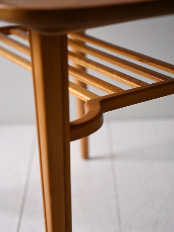 Image 1 of 1960s Scandinavian coffee table in ash and beech