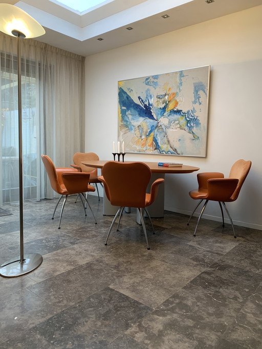 4 x Leolux dining chairs