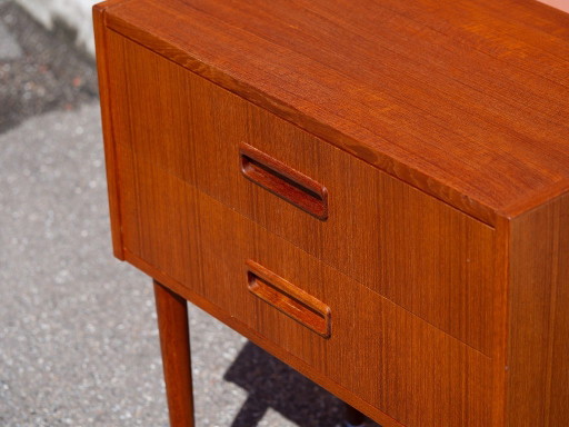 Deense vintage teakhouten ladekast uit de jaren 60 – ladekasten, Wood (photo 2 of 12)