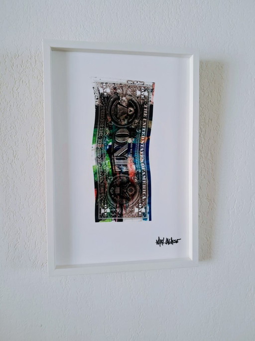 Karl LAGASSE - New Art Dollar 37 - Sérigraphie d'Artiste