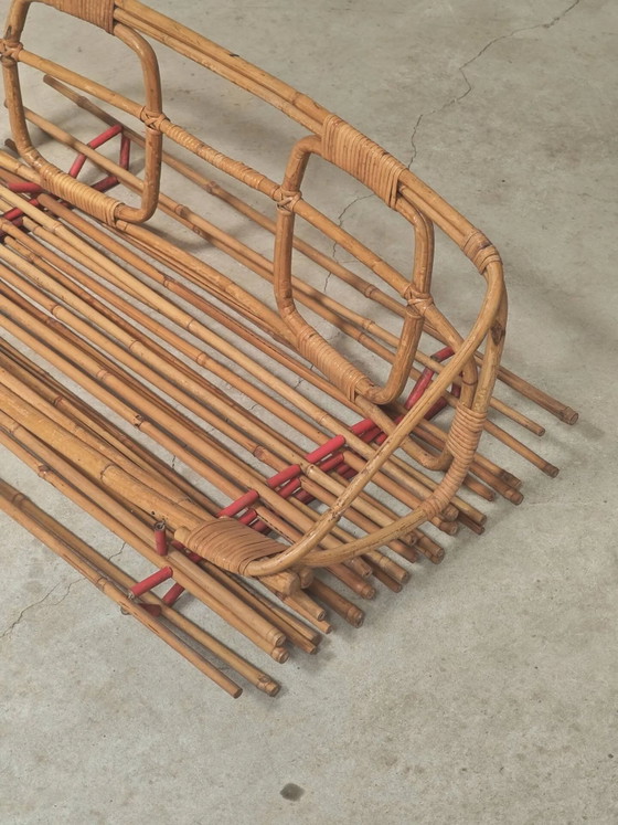 Appendiabiti a parete in rattan, Cecoslovacchia 1960 – Wicker, Vintage (photo 20 of 24)