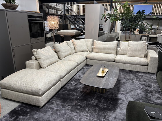 Image 1 of Flexform Groundpiece Modular Corner Sofa Also To Mirror