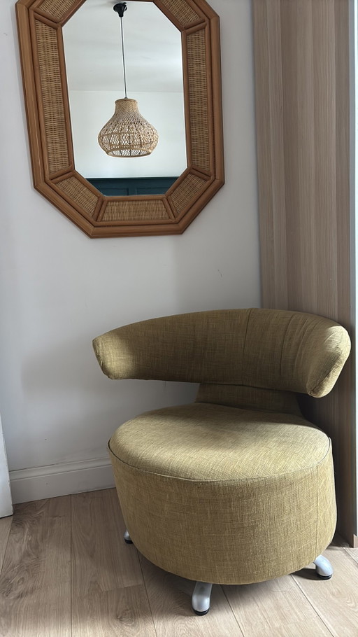 Design Fauteuil – Cassina, Metal, Textile