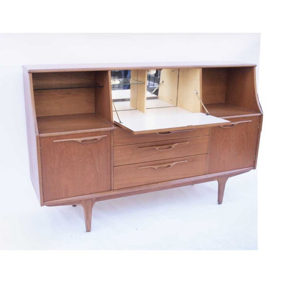 Image 1 of Tall sideboard, vintage Scandinavian style