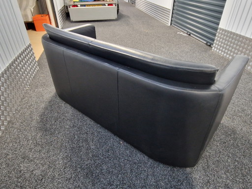Leolux leren bank + stoel