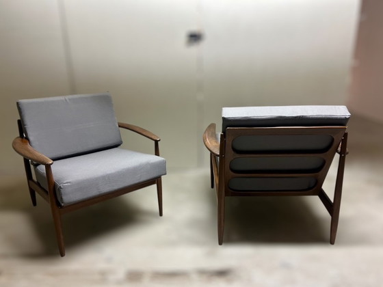 Image 1 of coppia di poltrone scandinave Grete Jalk
