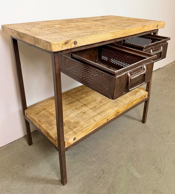 Image 1 of Vintage Industrial Worktable, 1960s