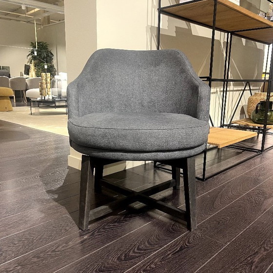 Image 1 of LAMOS CHAIR + FOOTSTOOL