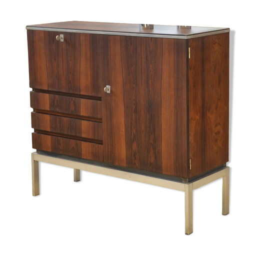 Buffetbar aus Palisanderholz, Design der 1970er Jahre
