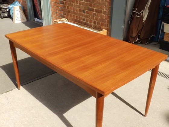 Tavolo Vintage in teak con prolunga 220 cm anni '70 – Tavoli, Legno (photo 6 of 7)