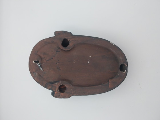 1 x ceramic African mask 1970s 33 x 23 x 8cm – Wall decoration (photo 7 of 7)