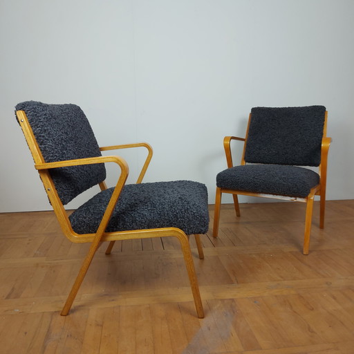 2x DDR Selman Selmanagic Fauteuil 1958