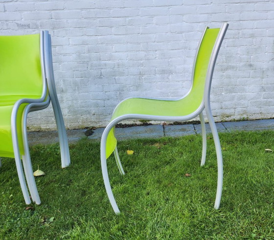 Image 1 of Raro set di sedie Kartell "Fantastic Plastic Elastic" - Ron Arad